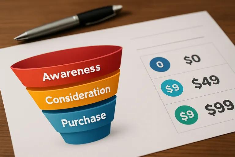 Marketingfunnels en prijsplannen: wat je moet weten
